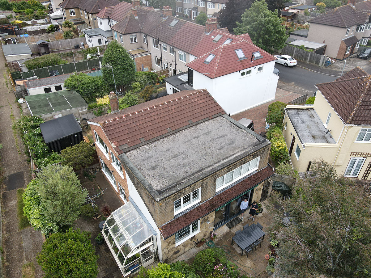 Drone roof inspection