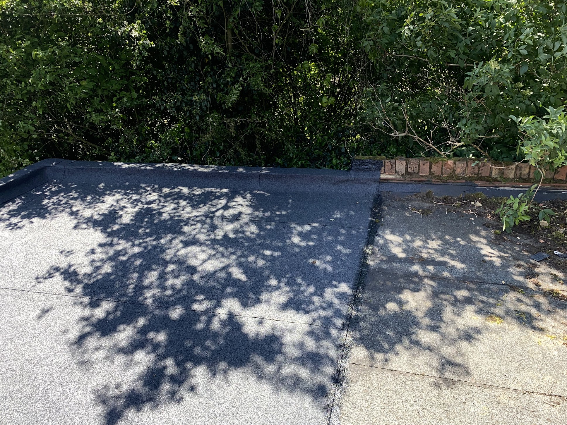 Completed flat roof in Northwood