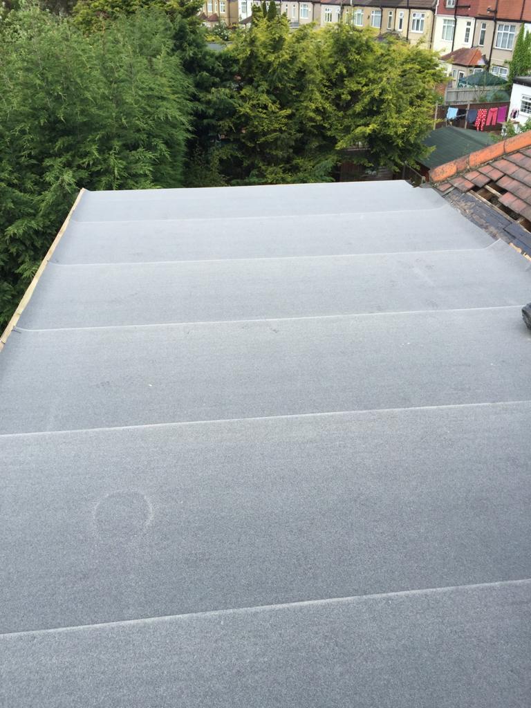 New flat roof completed in Ruislip by Jakeman Roofing Ltd
