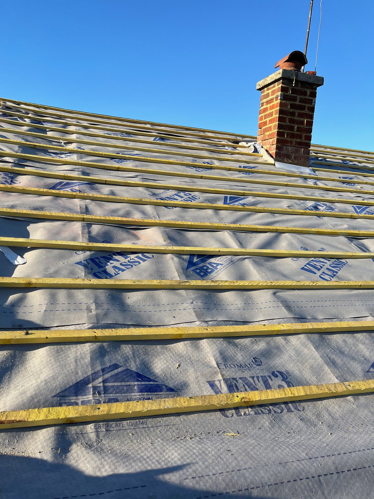 Roof battens installation